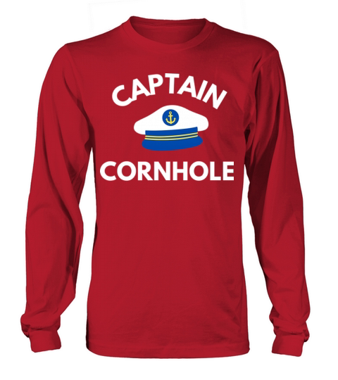 Captain Cornhole Long sleeved Unisex