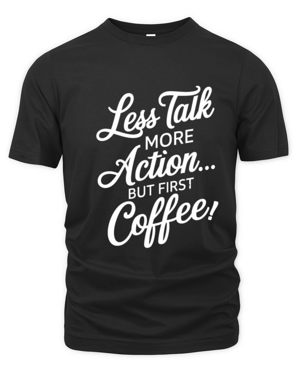 Funny Coffee Lover bean Humor Adulting Saying Organic Unisex T-shirt