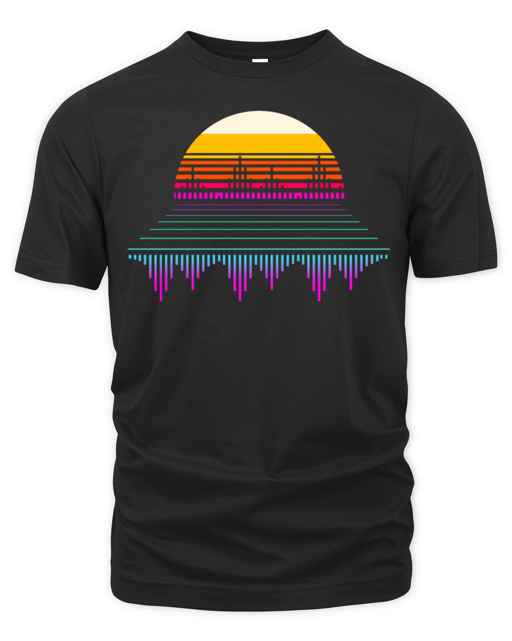 Retro Colorful Music Producer Beat Maker Organic Unisex T-shirt