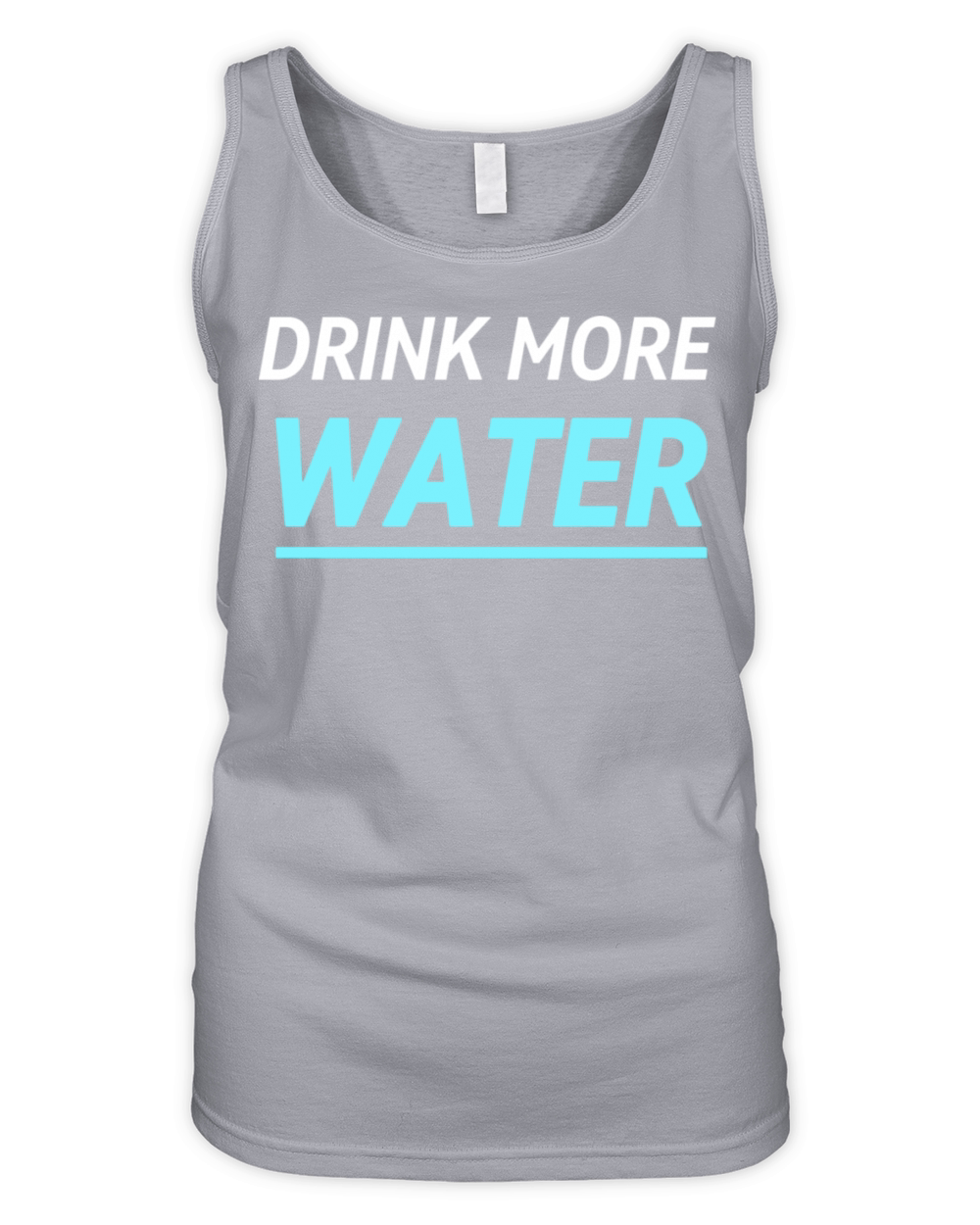 DRINK MORE WATER Organic Women's Tank Top
