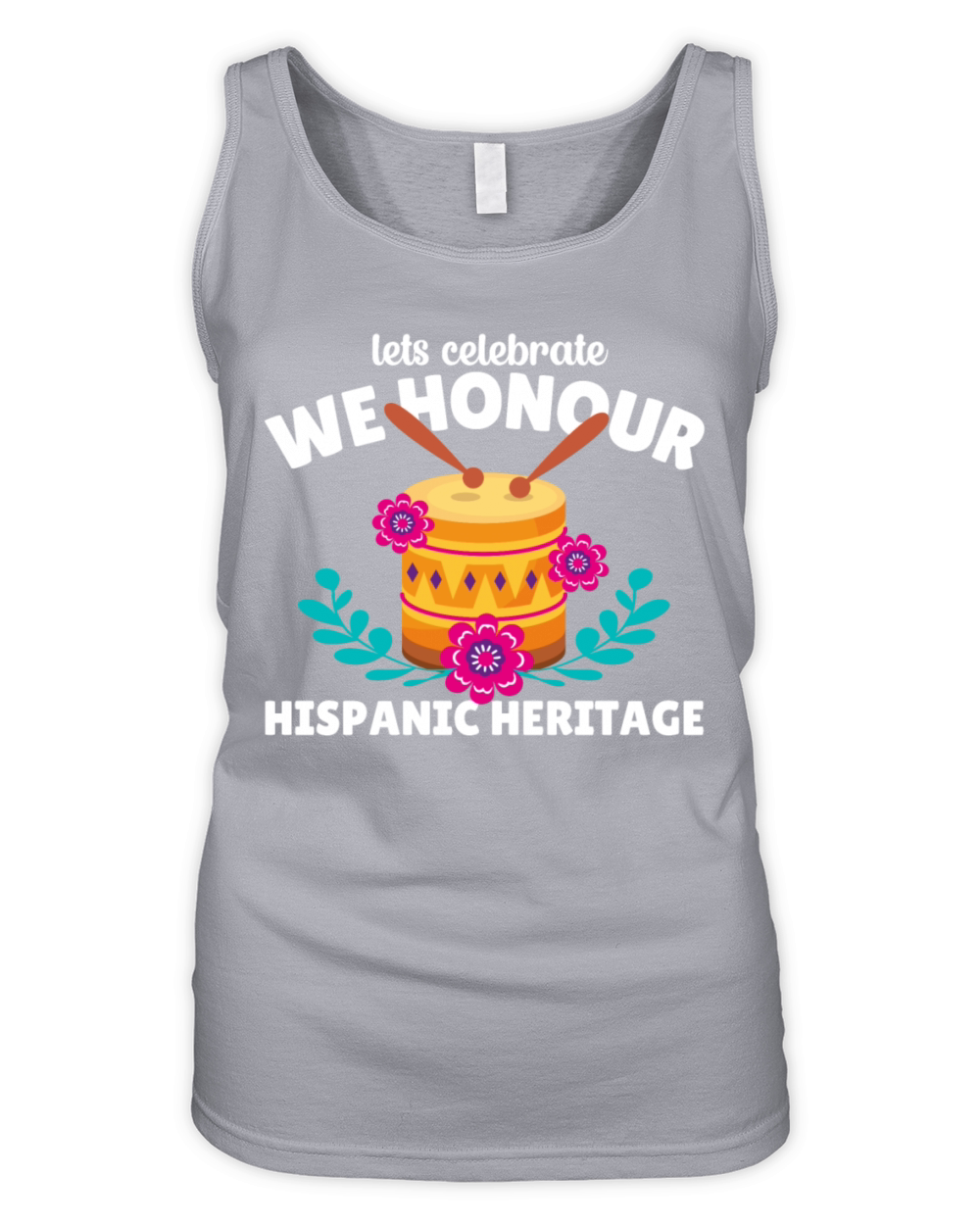Lets Celebrate Hispanic Heritage gift Shirt Organic Women's Tank Top