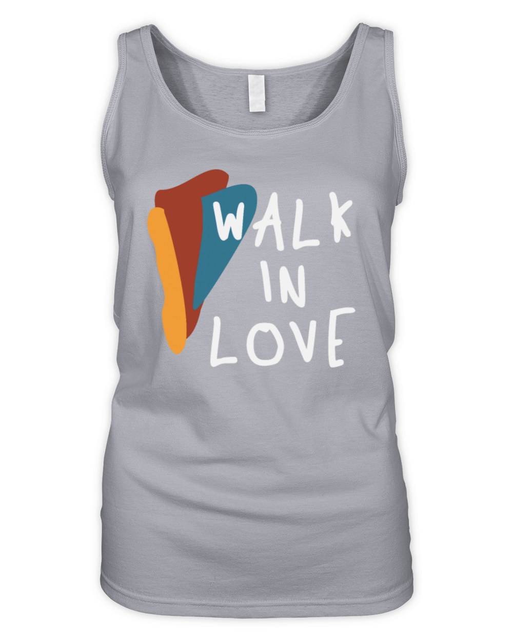Walk In Love - Inspiring Christian Quote Organic Women's Tank Top