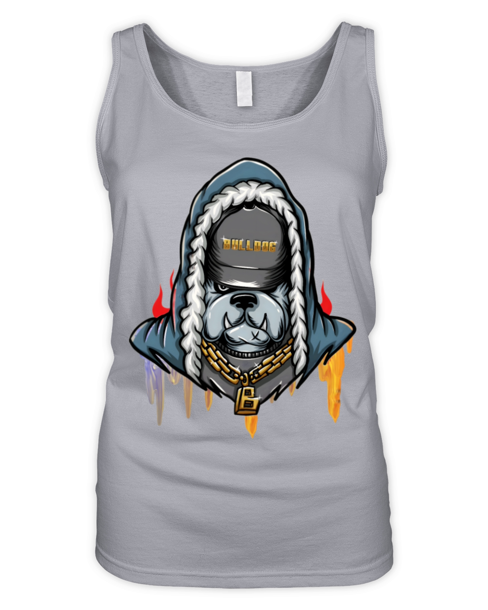 When your bulldog has more swag Organic Women's Tank Top
