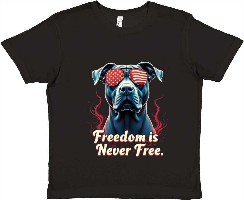 Freedom Is Never Free Premium Kids Crewneck T-shirt