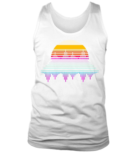 Retro Colorful Music Producer Beat Maker Tank Top Unisex