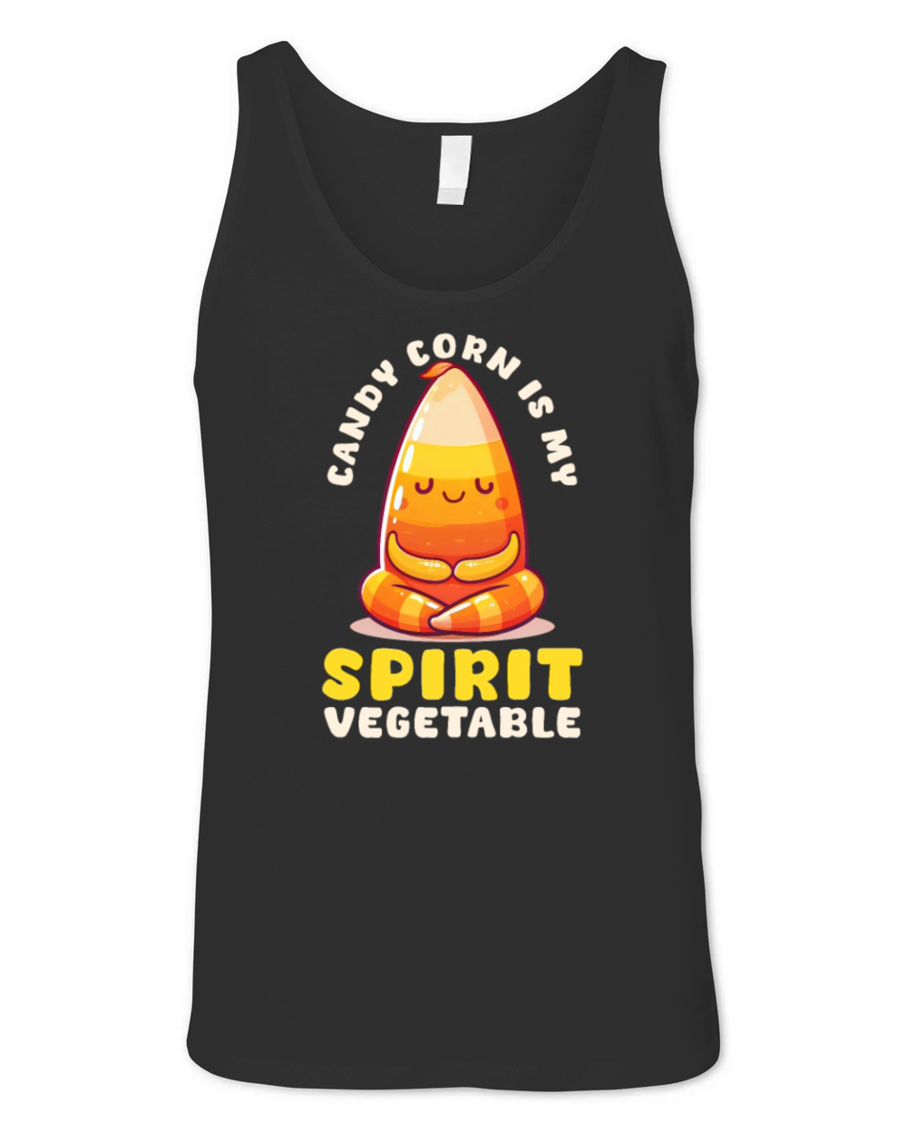Candy Corn Candy Corn Is My Spirit Vegetable Unisex Jersey Tank