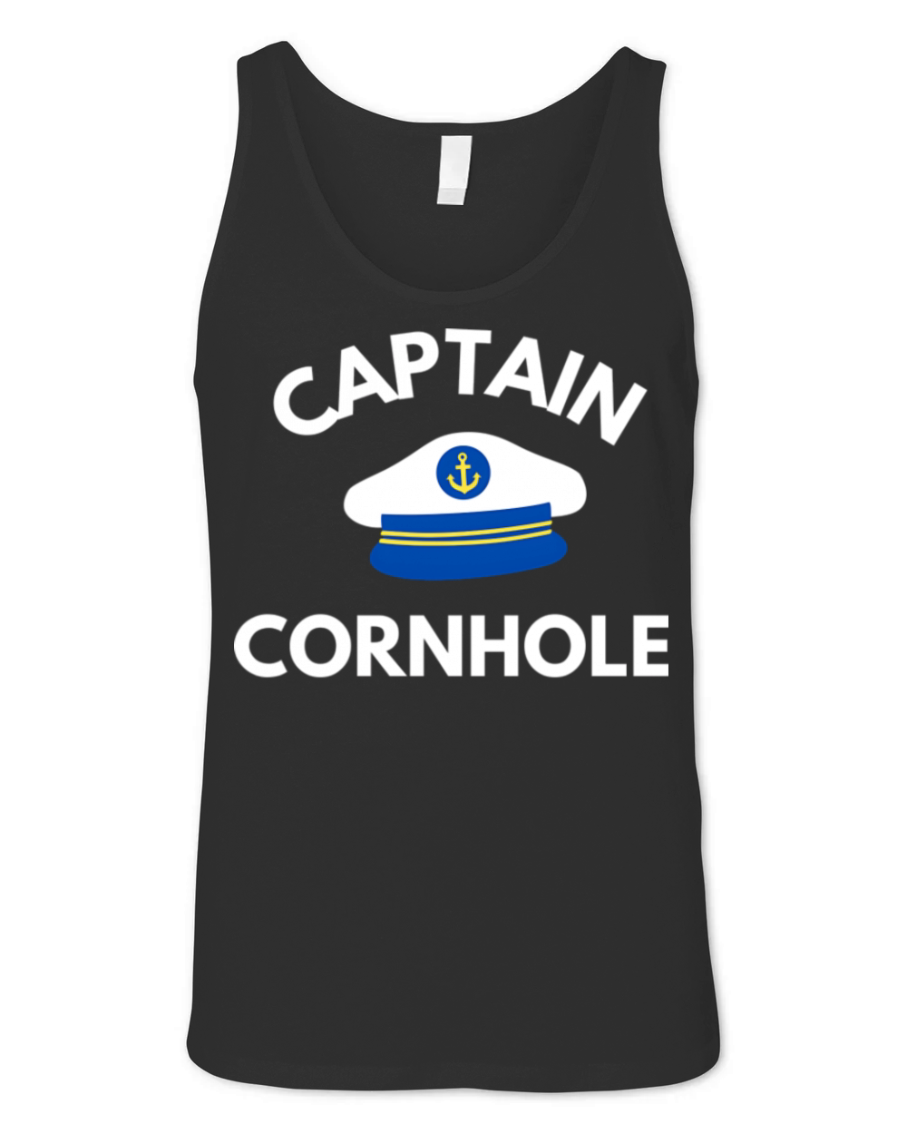 Captain Cornhole Unisex Jersey Tank