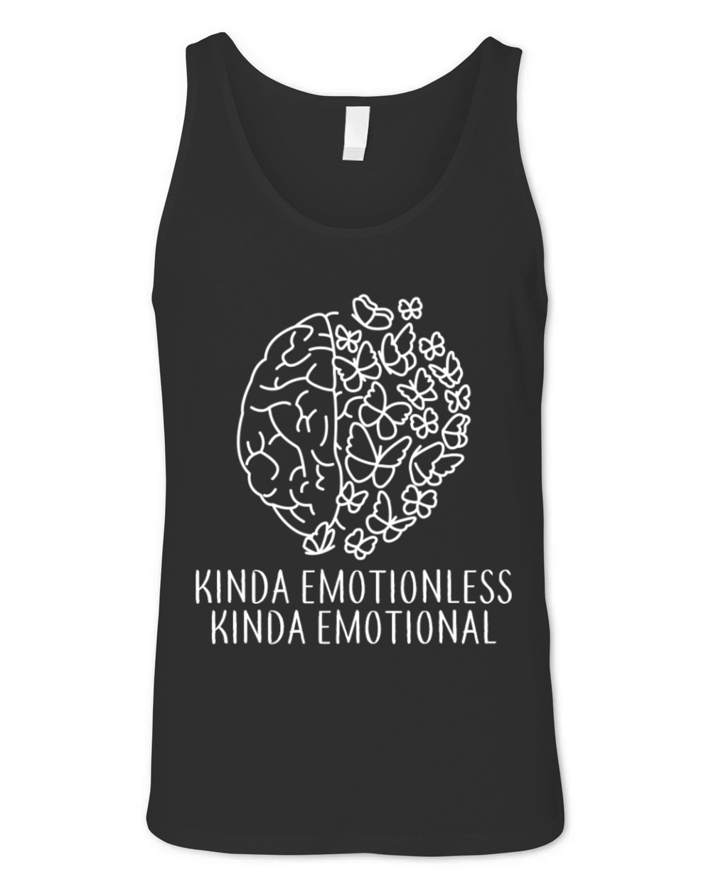 Kinda Emotionless Kinda Emotional 4 Unisex Jersey Tank