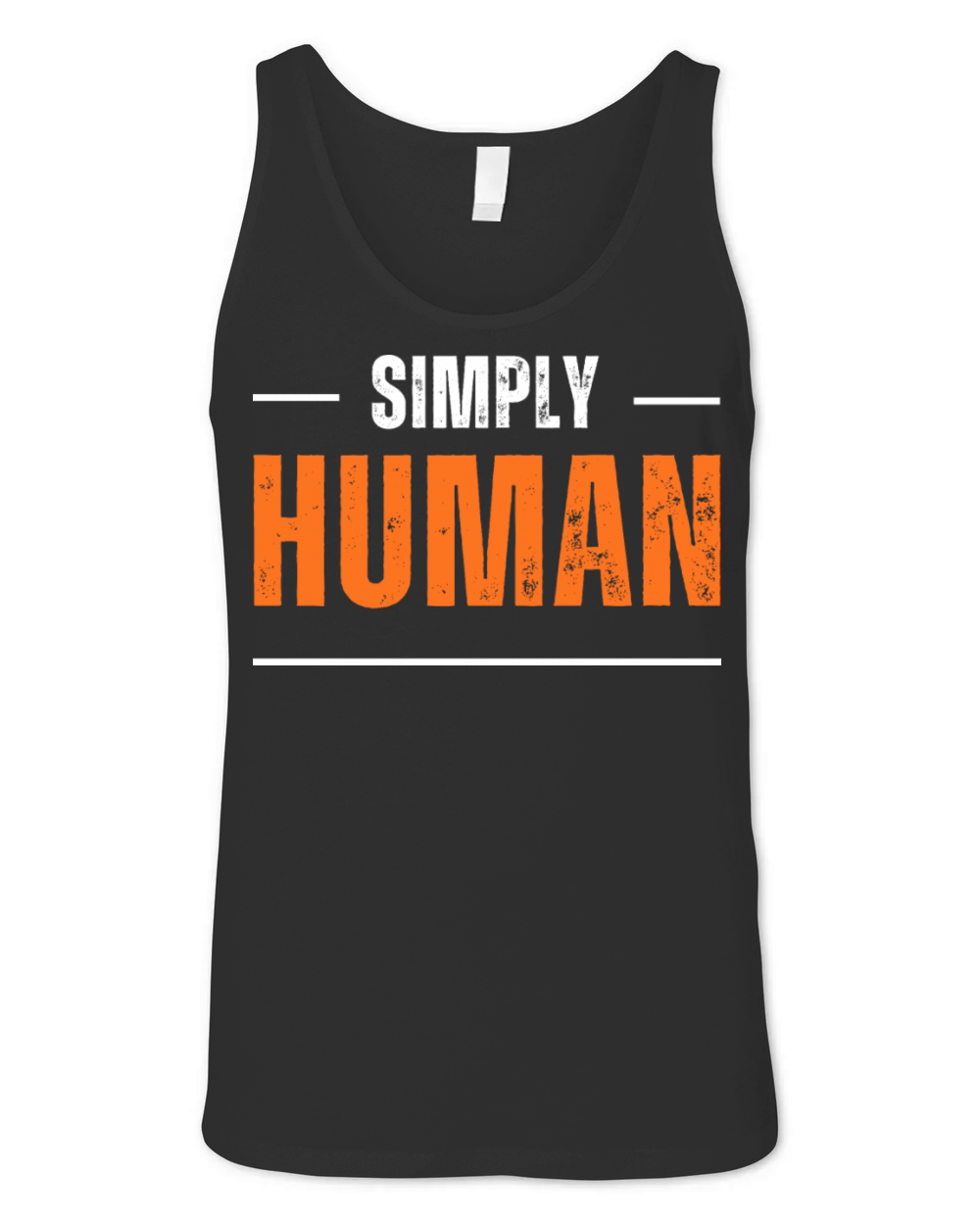 Simply Human Unisex Jersey Tank