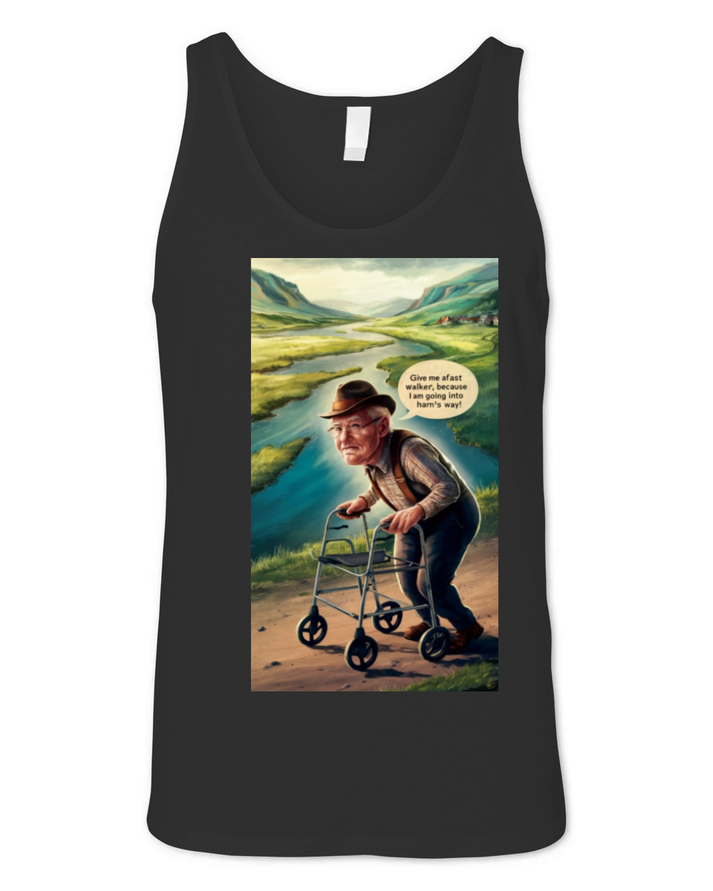 walker 2 Unisex Jersey Tank