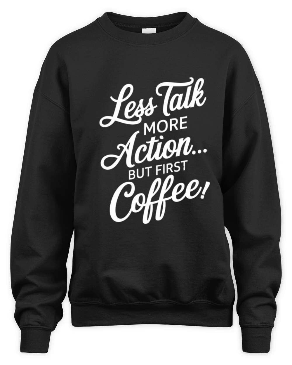 Funny Coffee Lover bean Humor Adulting Saying Unisex Premium Crewneck Sweatshirt