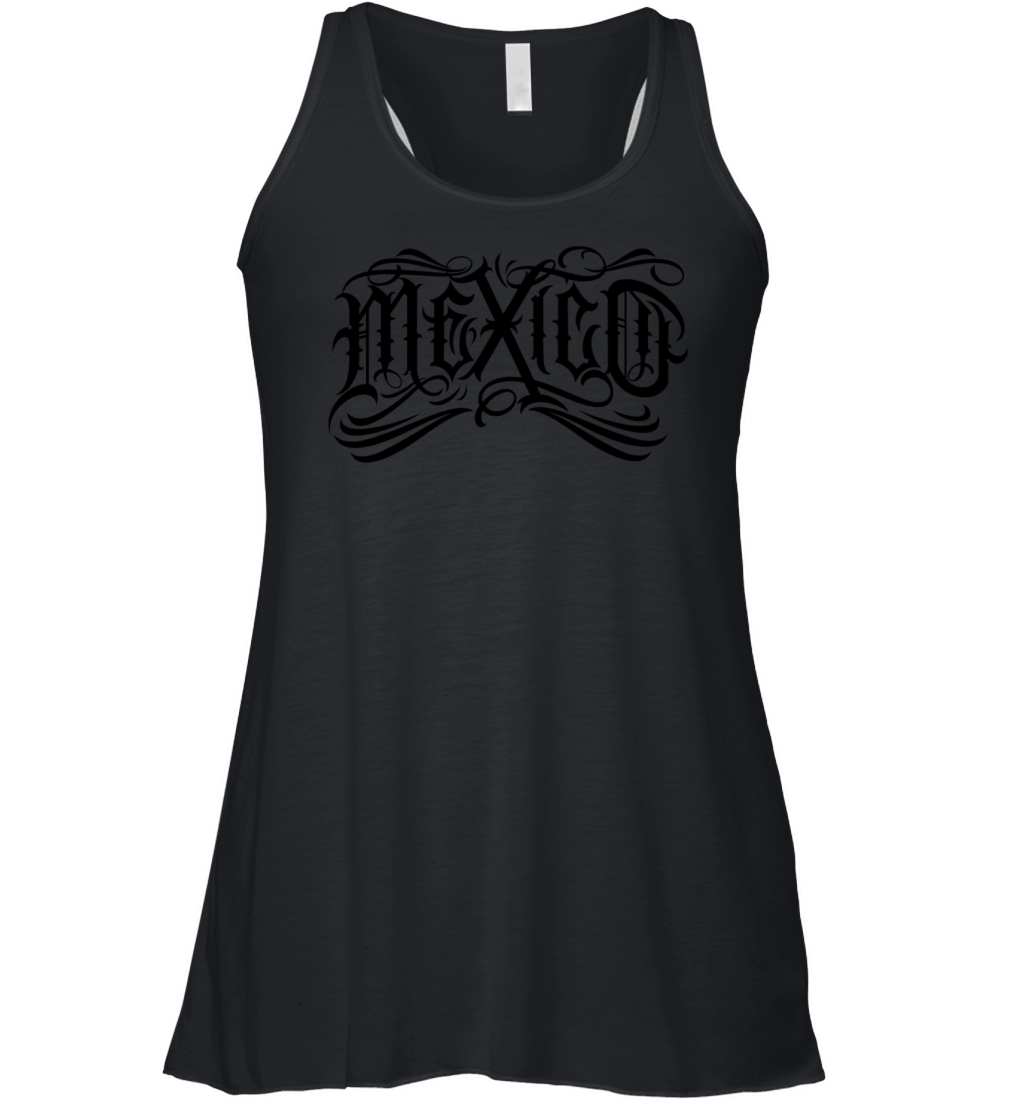Mexico Chicano graphic Lettering Women's Flowy Tank Top