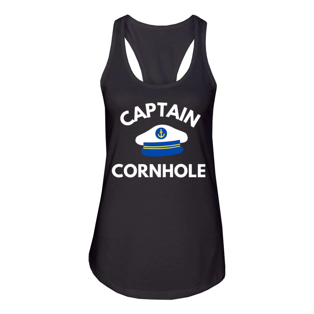 Captain Cornhole Women's Racerback Tank