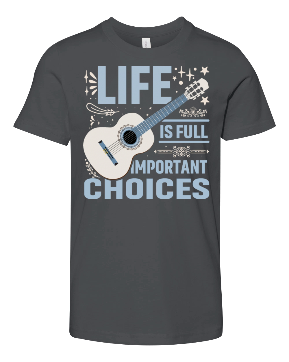 Funny Life Is Full of Important Choices Vintag tee Youth Unisex Jersey Tee