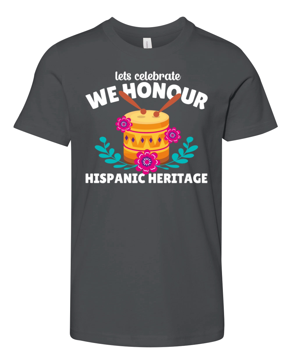 Lets Celebrate Hispanic Heritage gift Shirt Youth Unisex Jersey Tee
