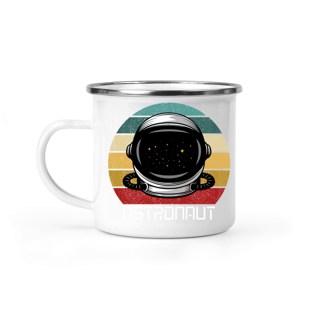 Astronaut Stargazers Space Lover Retro Vintage Camping Mug