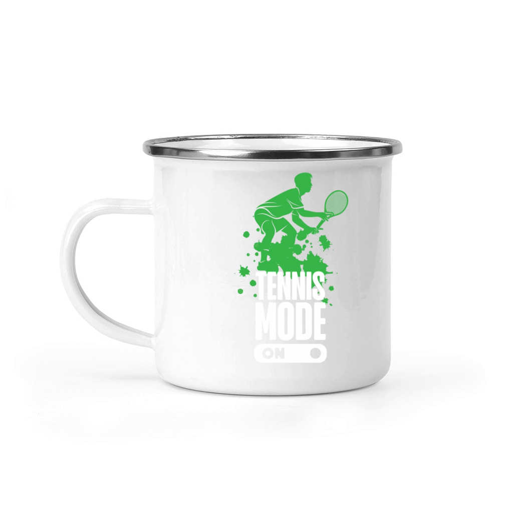 Funny Tennis Player Racket Tennis Camping Mug