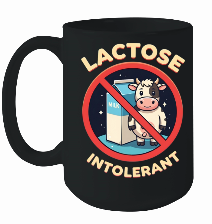 Lactose Intolerant Ceramic Mug
