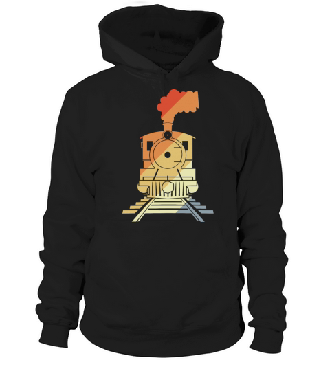 Railroad Drawing Vintage Style Hoodie Unisex