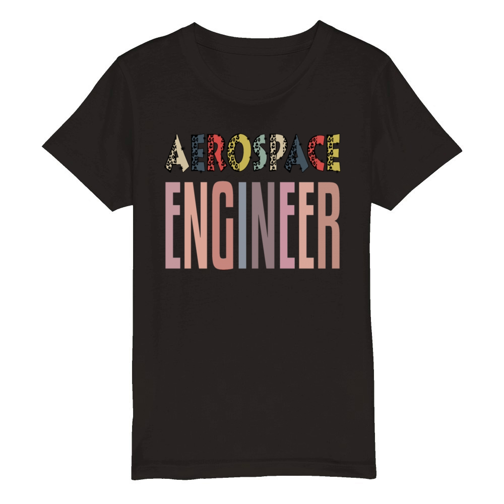 Aerospace Engineer Organic Kids Crewneck T-shirt