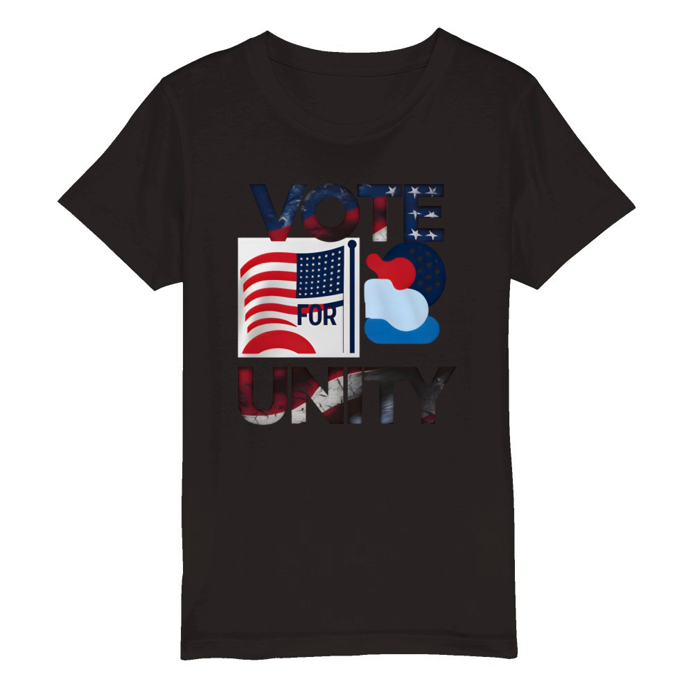 Vote for Unity Organic Kids Crewneck T-shirt