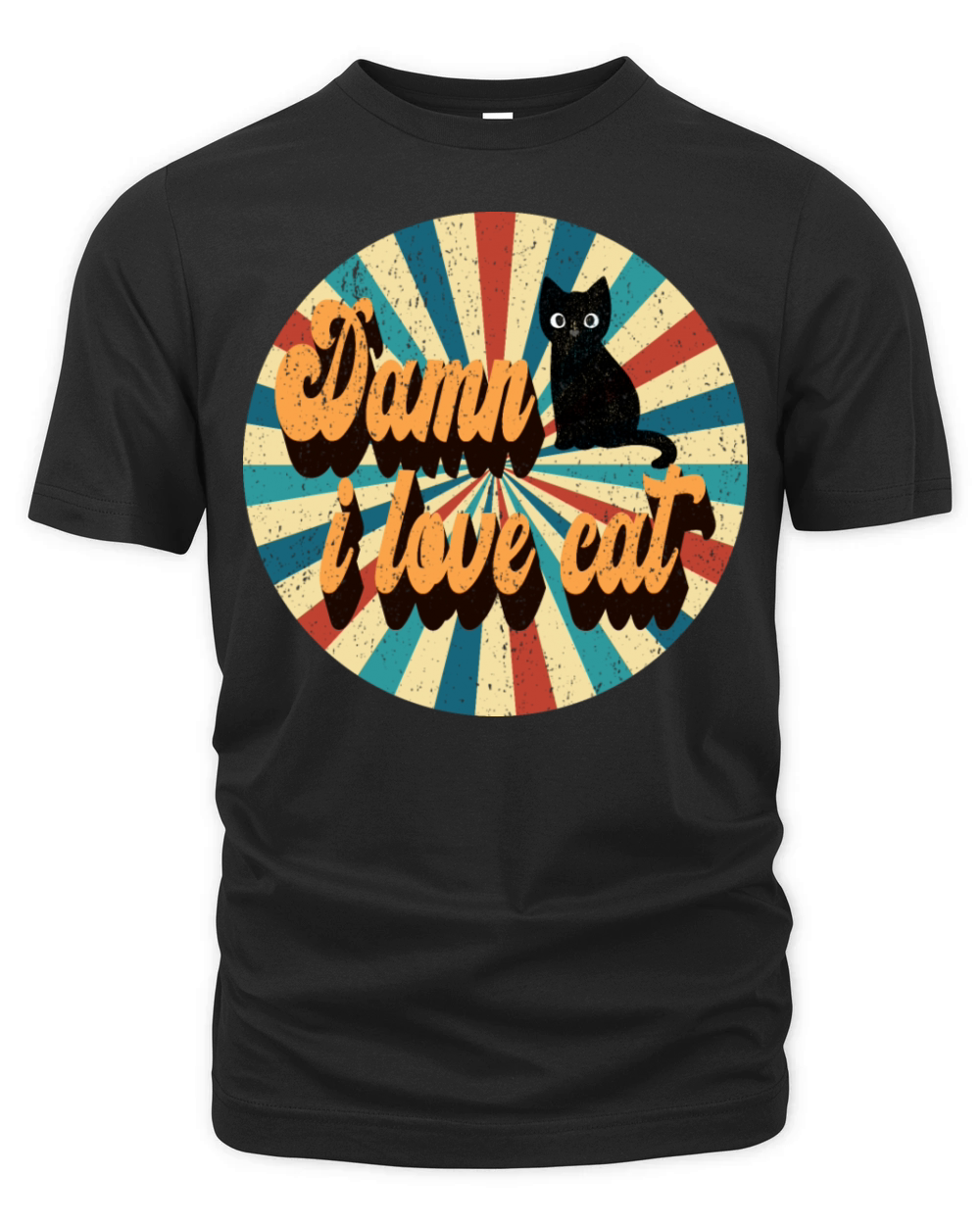 Damn I love Cat Vintage Cool Organic Unisex T-shirt