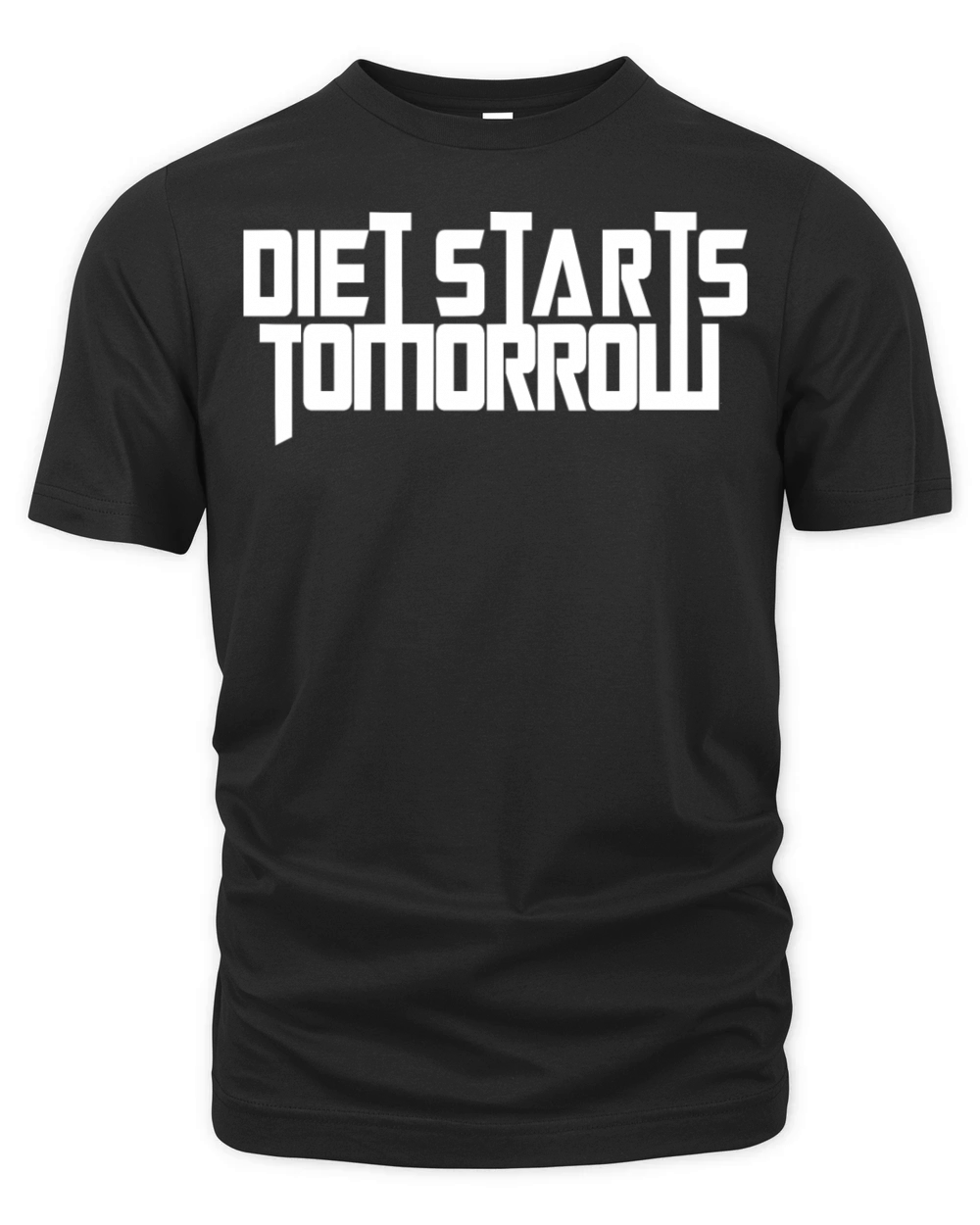 Diet starts tomorrow Organic Unisex T-shirt