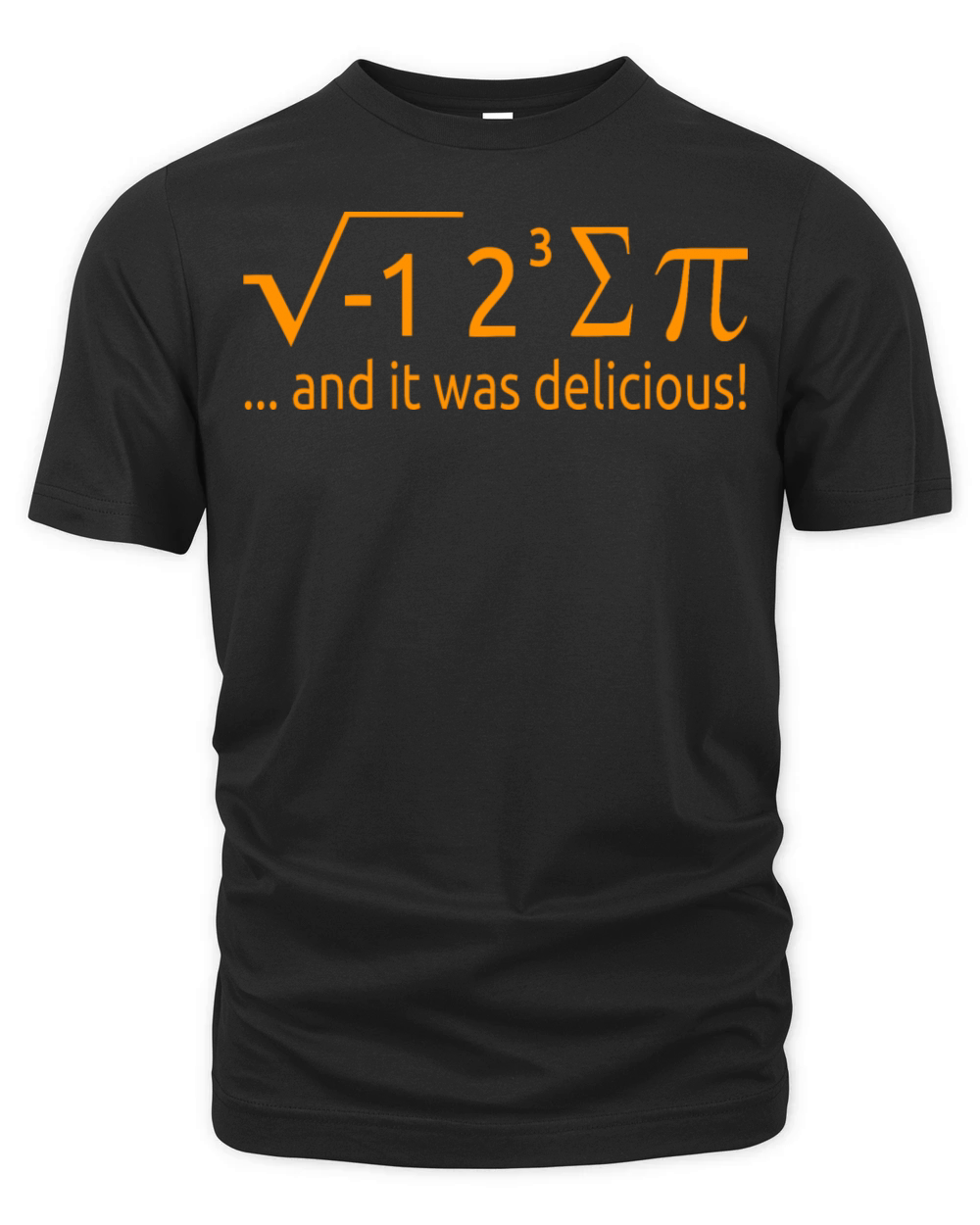 I Ate Some Pie And It Was Delicious 8 Pi Day 2BK1 Organic Unisex T-shirt