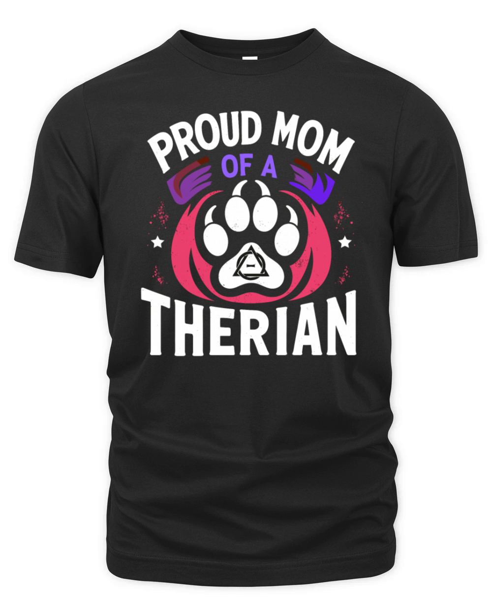 Proud Mom Of A Therian Furries Otherkin Nonhuman Organic Unisex T-shirt