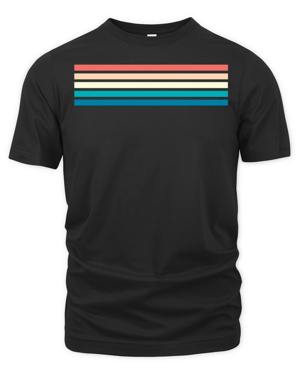 Retro stripe design with vintage vibe Organic Unisex T-shirt