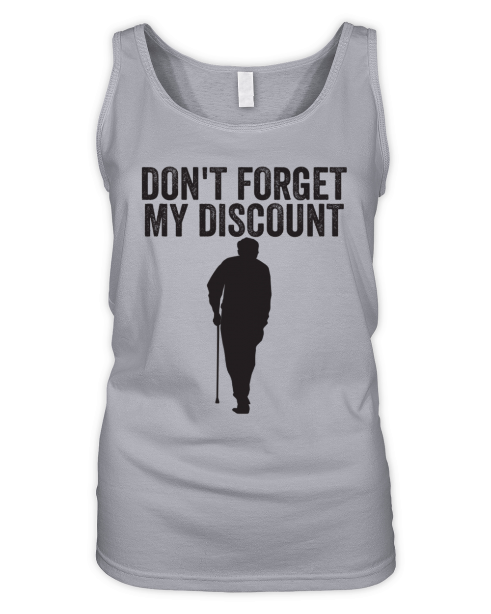 Dont Forget My Discount Elderly Old People Senior Organic Women's Tank Top