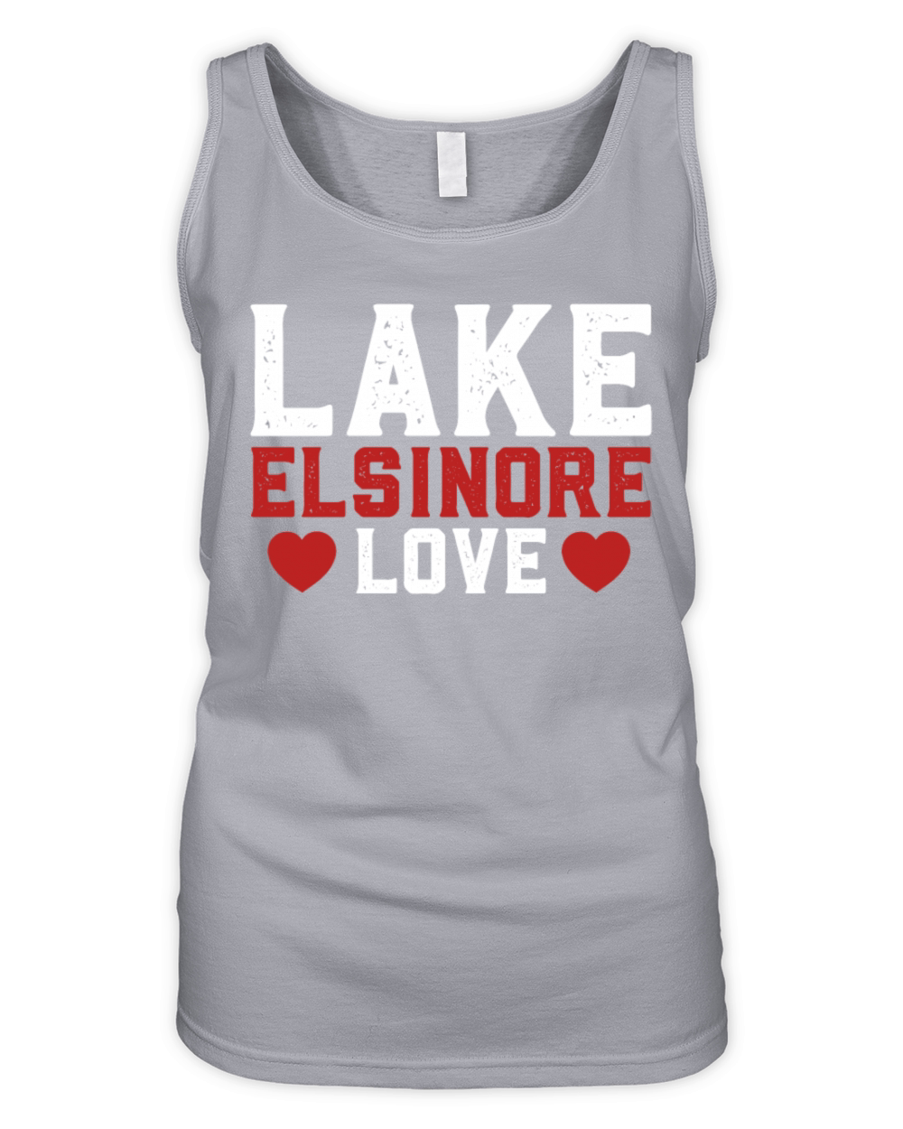 LAKE ELSINORE LOVE California Fan Lake Elsinore Organic Women's Tank Top