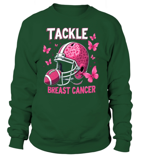 Breast Cancer Pink Awareness Design Sweatshirt Unisex