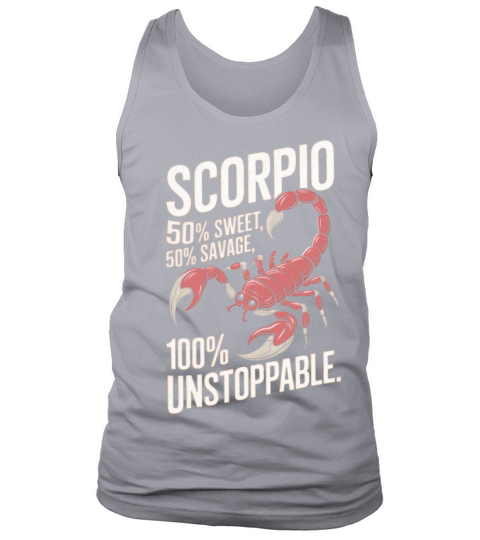 Funny Scorpio Zodiac Quote Tank Top Unisex