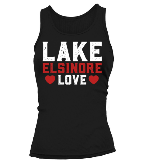 LAKE ELSINORE LOVE California Fan Lake Elsinore Tank top Woman