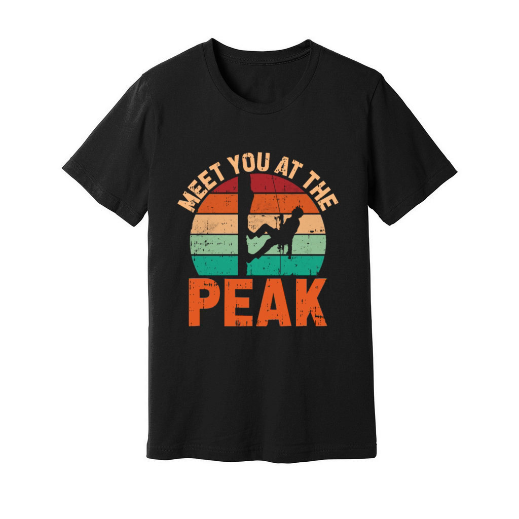 Meet You at the Peak Unisex Jersey Tee