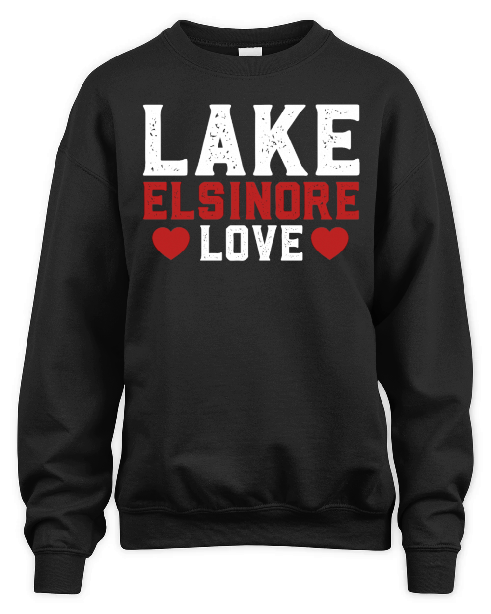 LAKE ELSINORE LOVE California Fan Lake Elsinore Unisex Premium Crewneck Sweatshirt