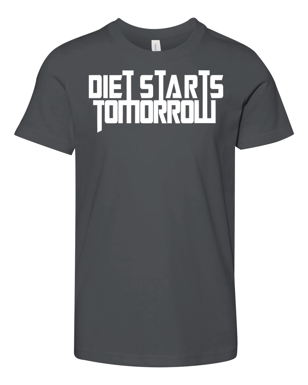 Diet starts tomorrow Youth Unisex Jersey Tee
