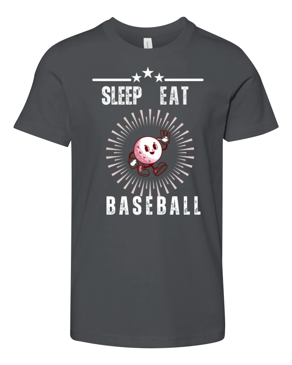 Eat Sleep Baseball Baseball Player Funny Baseball Youth Unisex Jersey Tee