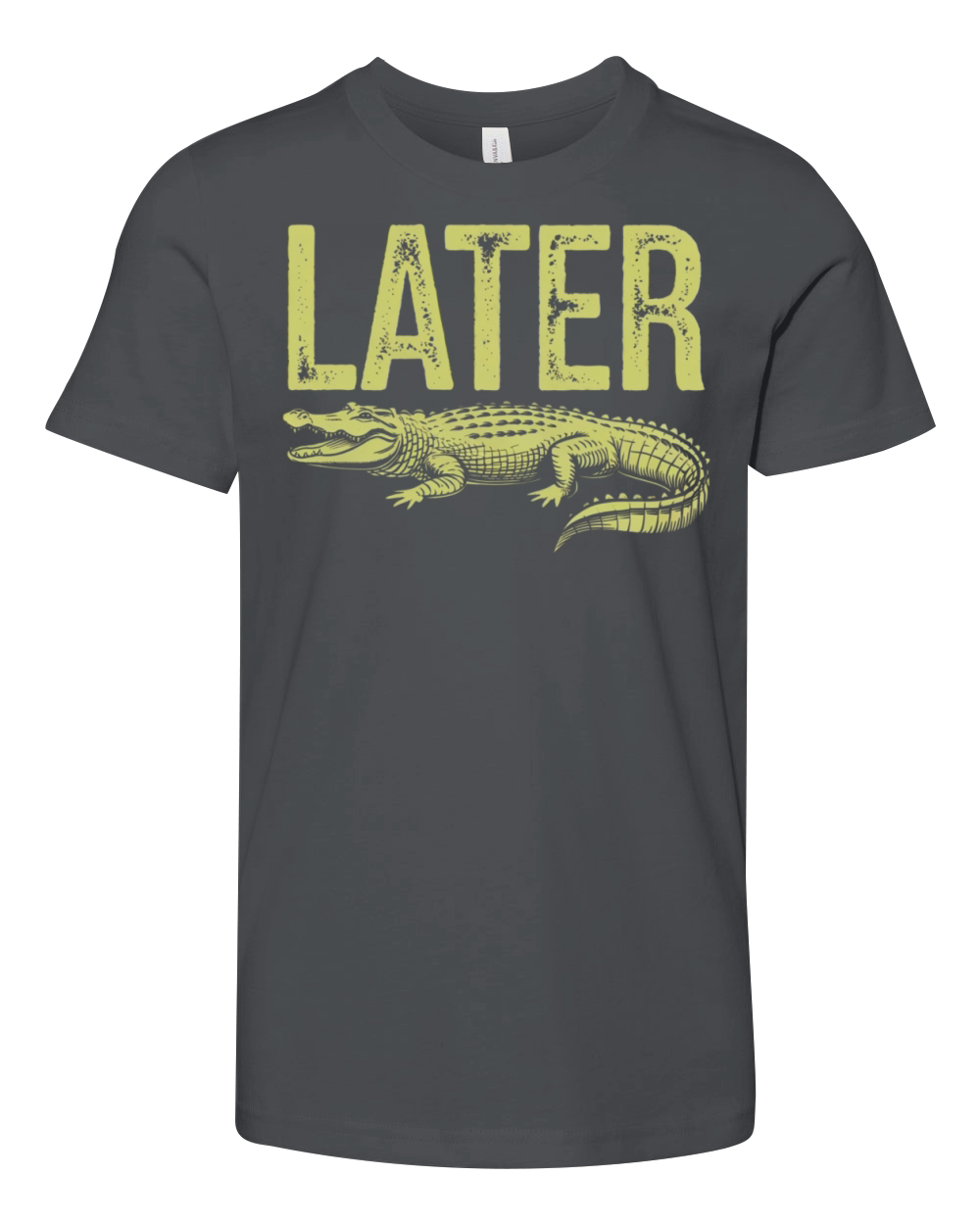 Later Alligator Shirt Funny Gator Joke Youth Unisex Jersey Tee