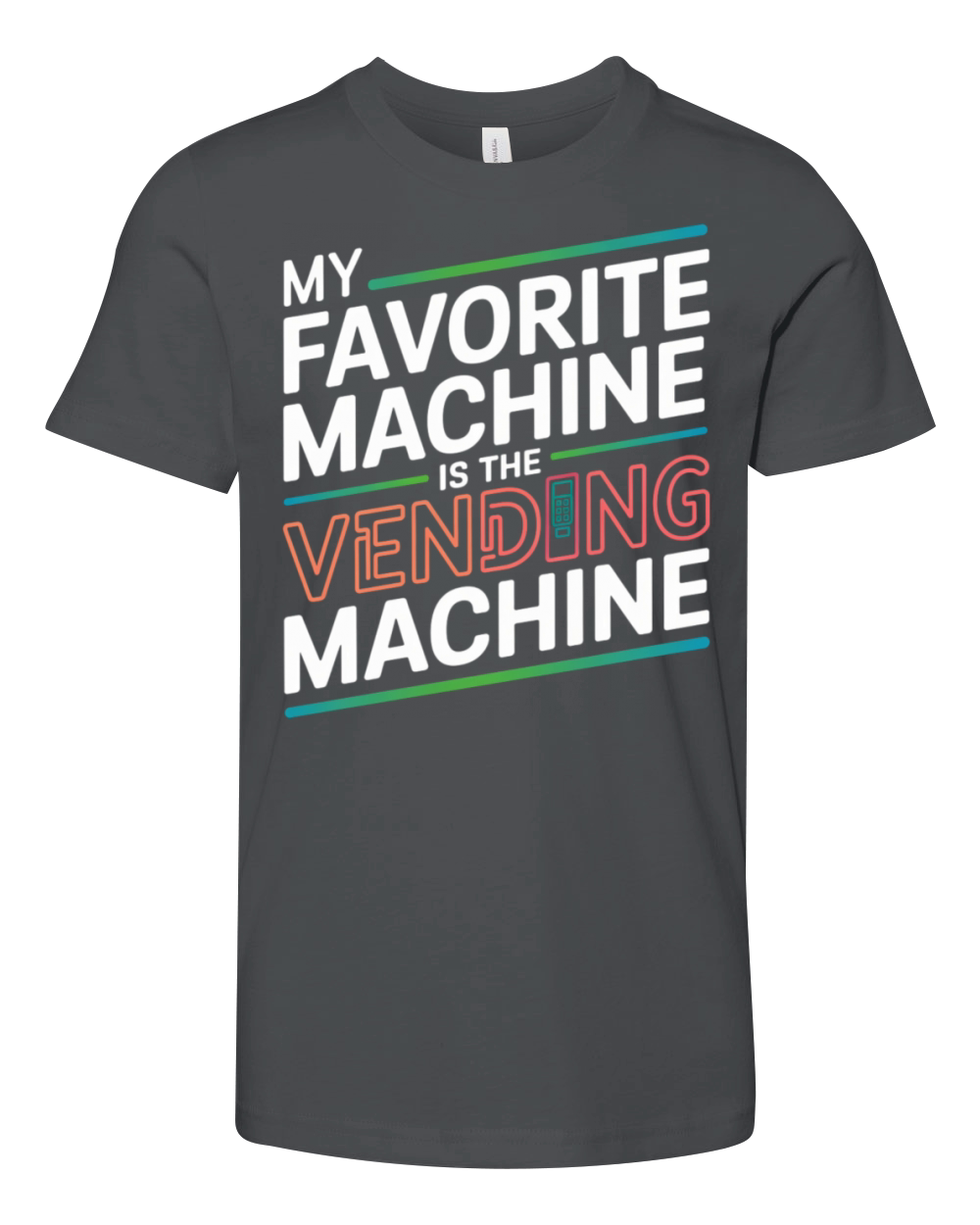My Favourite Machine is the Vending Machine - Funn Youth Unisex Jersey Tee