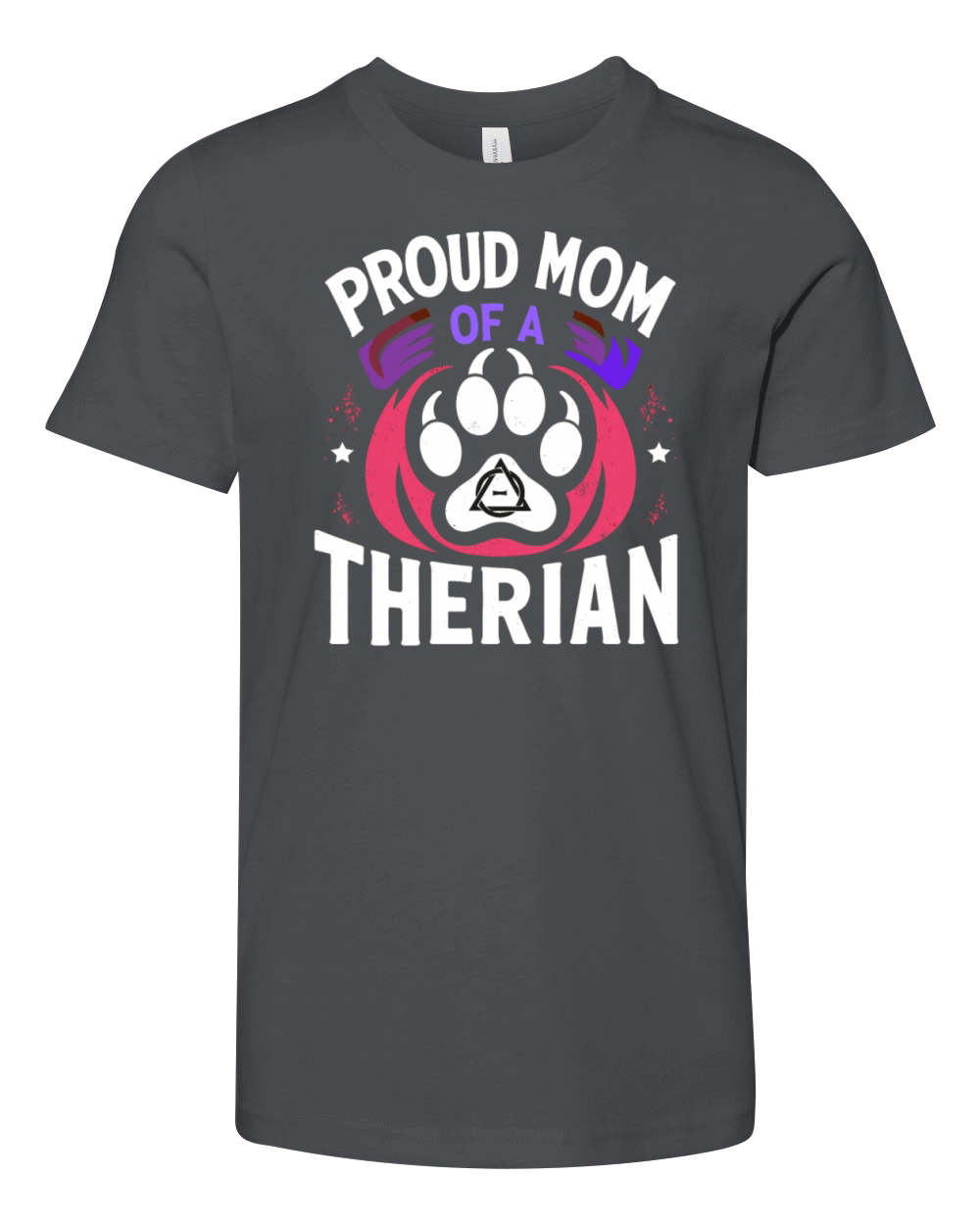 Proud Mom Of A Therian Furries Otherkin Nonhuman Youth Unisex Jersey Tee