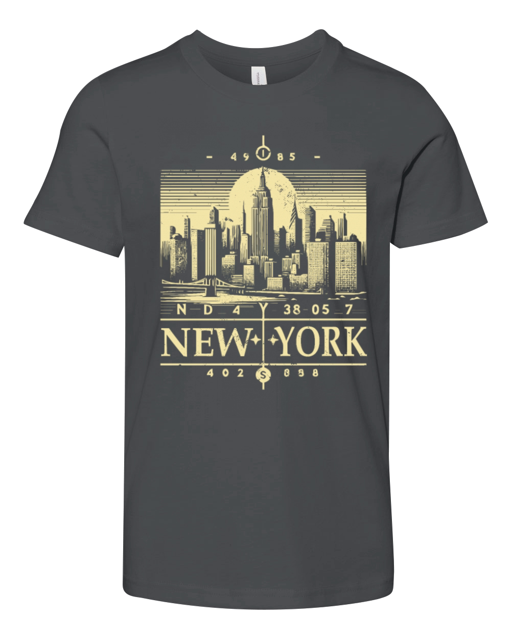 Retro New York City Vintage NY Graphic Tee Youth Unisex Jersey Tee