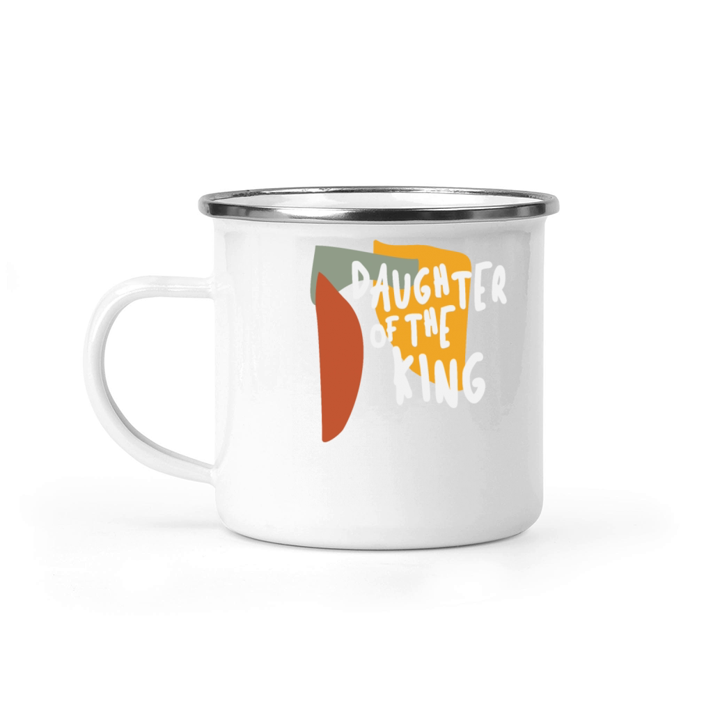 Daughter of the King - Empowering Christian Quote Camping Mug