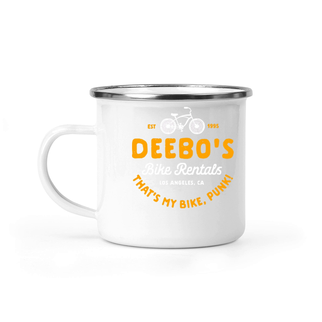 Deebos Bike Rentals Camping Mug