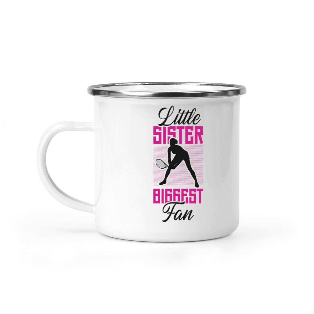 Funny Tennis Player Racket Sister Camping Mug