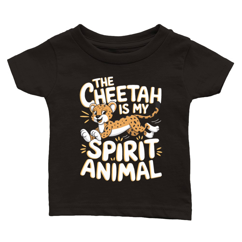 The Cheetah Is My Spirit Animal Classic Baby Crewneck T-shirt
