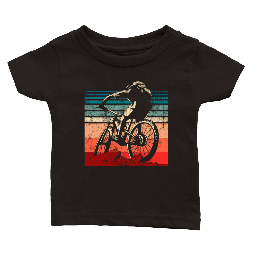 Vintage Mountain Bike Adventure Classic Baby Crewneck T-shirt