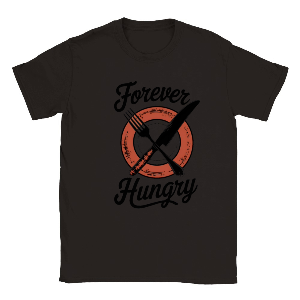 Forever Hungry Classic Kids Crewneck T-shirt