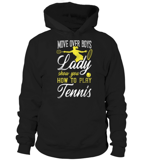Funny Tennis Player Racket Girl Hoodie Unisex